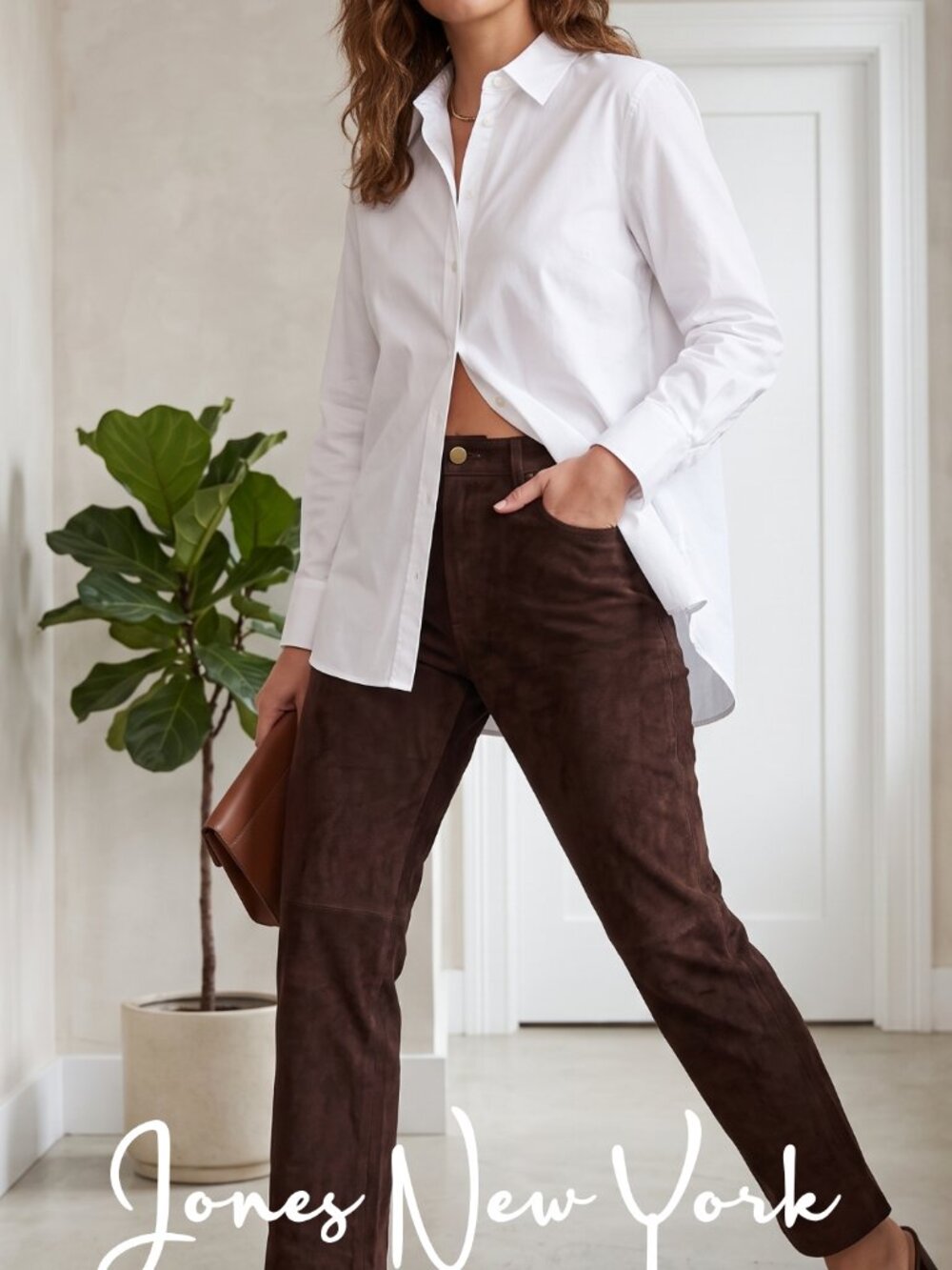 Jones New York Suede Ankle Pants